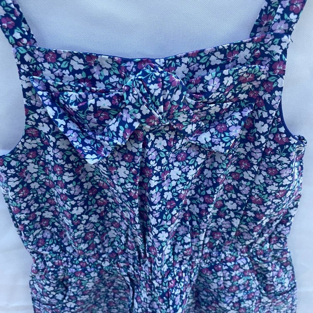 NWT Janie and Jack Blue Floral Romper